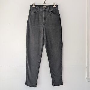 Levi's Women's High Waisted Mom Jeans Charcoal ~ Size 29